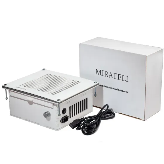 Вытяжка врезная для маникюра SV 700 с Нера фильтром профессиональная (решетка пластик белый) Киев