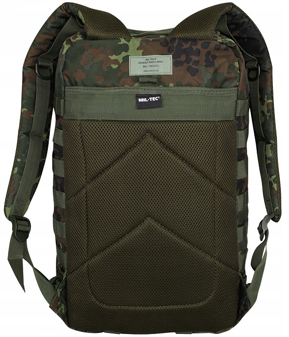 Тактичний Рюкзак 36 літрів із системою Molle 25 мм Mil-Tec від Sturm "Assault L" (14002221) Flecktarn Нововолинськ - фото 7