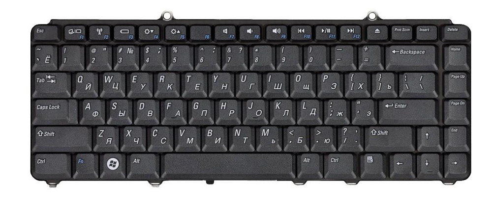 Клавиатура для ноутбука Dell Inspiron (1420, 1525, 1540) Vostro (1400, 1500) Black, RU Вінниця - фото 2