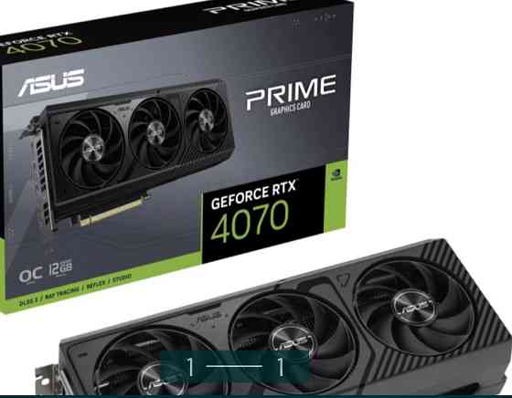 Відеокарта ASUS GeForce RTX4070 12Gb PRIME OC (PRIME-RTX4070-O12G), нова. Киев