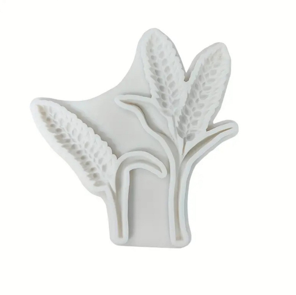 Молд силиконовый Пшеница 101 на 102 мм белый Киев - изображение 3