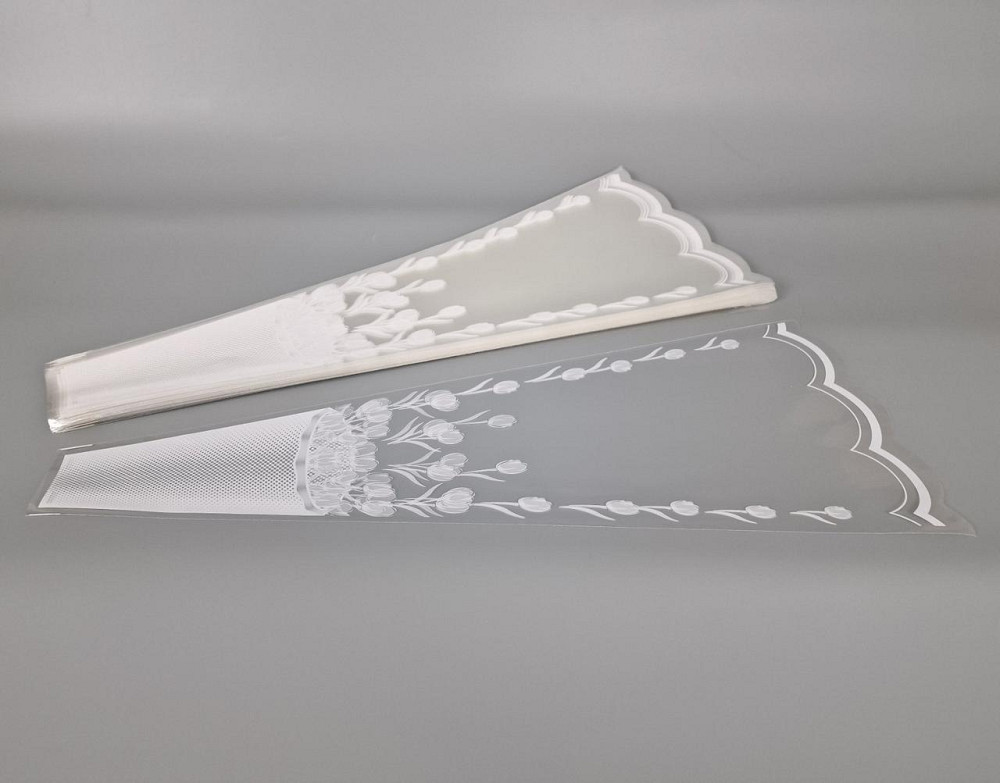 Упаковка конус под цветы h60/ 6низ/24верх(100 шт) узор 164 (4) (100 шт) Харьков - изображение 1