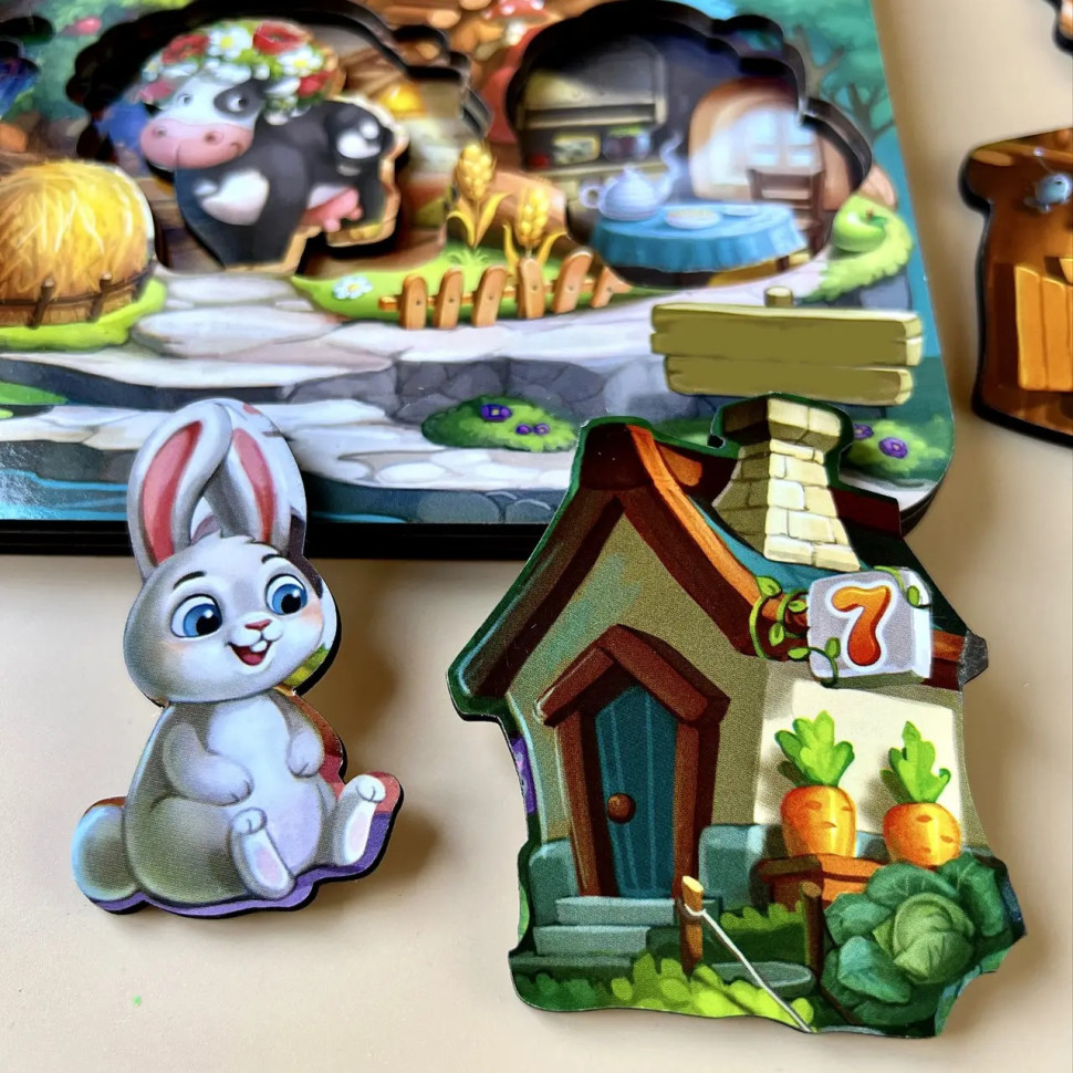 Деревянный пазл-вкладыш 