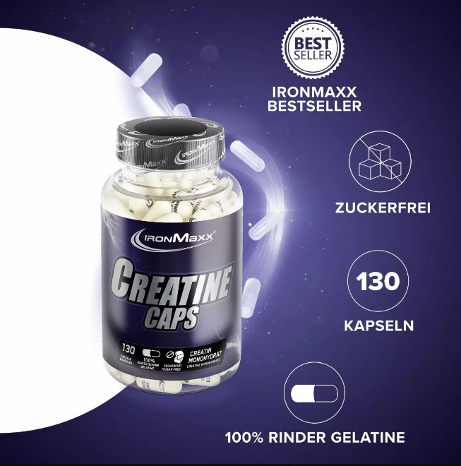 Креатин IronMaxx Creatine 130 caps Луцк - изображение 2