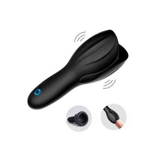 Автоматичний мастурбатор для голівки члена Glans - Чорний - 10*4 см Вінниця