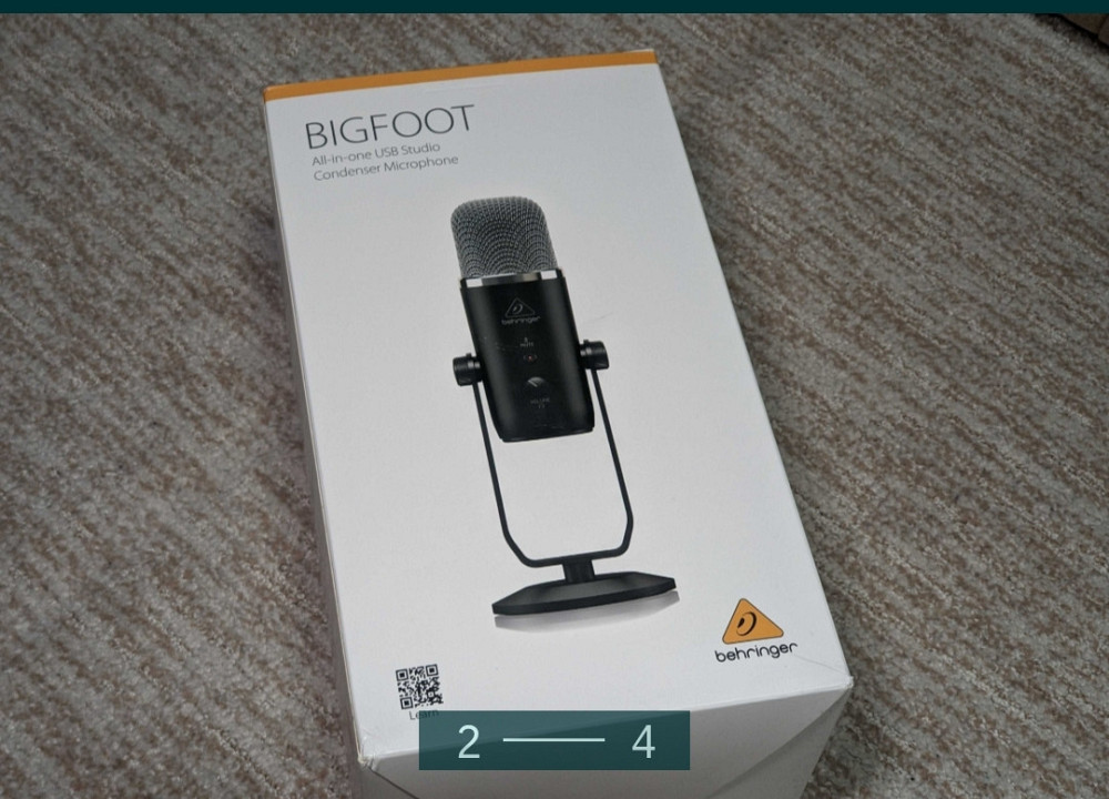Студийный USB конденсаторный микрофон Behringer Bigfoot для стримов Киев - изображение 2