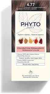 Фіто Фітоколор Безаміачна крем-фарба для волосся Phyto PhytoColor Coloration Permanente 4.77 Шатен темно-каштановий 112 мл Дніпро
