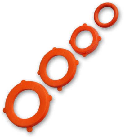 Комплект прокладок ORANGE - 4х6шт, BLACK LINE, ECO-UO424 Київ