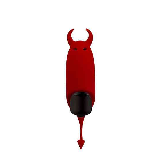 Вибропуля Adrien Lastic Pocket Vibe Devol с хвостиком и рожками Sex Aura Киев