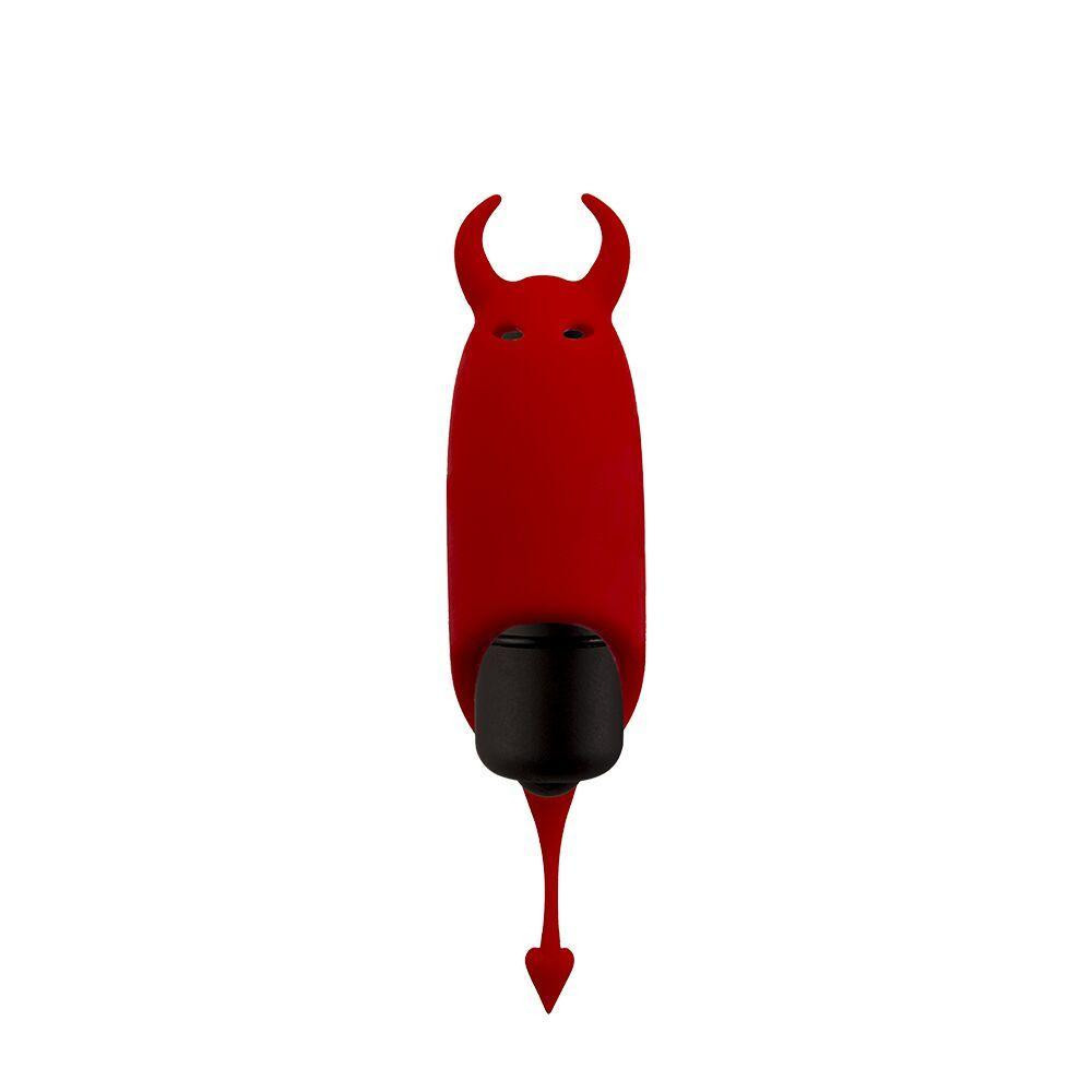 Вибропуля Adrien Lastic Pocket Vibe Devol с хвостиком и рожками Sex Aura Киев - изображение 1
