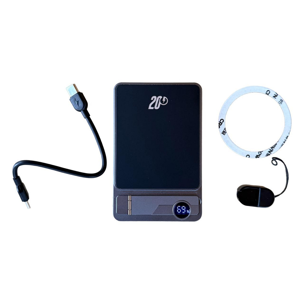 Повербанк F15 5000 mAh 20W (MagSafe) - графітовий Киев - изображение 12