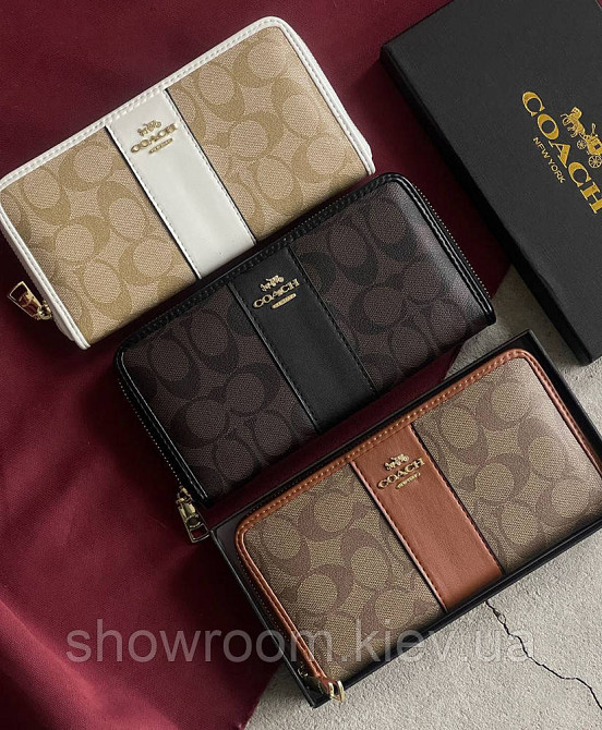 Женский кошелек на молнии Coach (1375-3) Киев - изображение 6