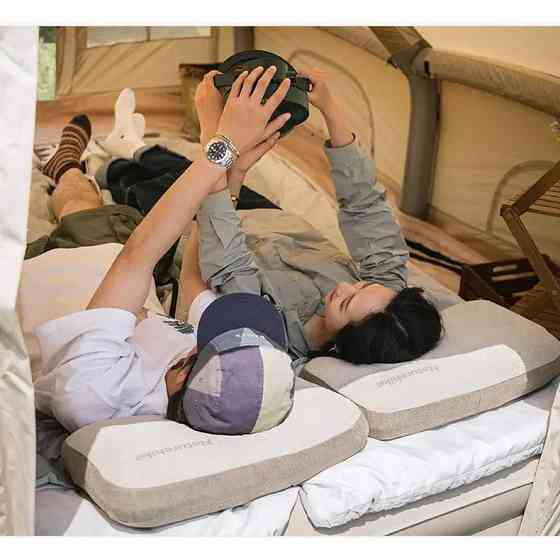 Подушка с памятью прямоугольная Naturehike NH22ZT002, бежевая Киев