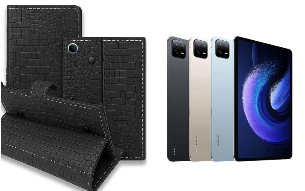 Книга-трансформер для планшета Xiaomi Pad 6, Pad 6 Pro, Pad 6S Pro, цвет Black Krokodil Black Киев - изображение 1