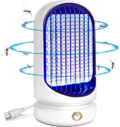 УФ-лампа от комаров DLIDR 365 нм, электрический уничтожитель насекомых 3000 В, 5 Вт, USB, до 90 м² Киев