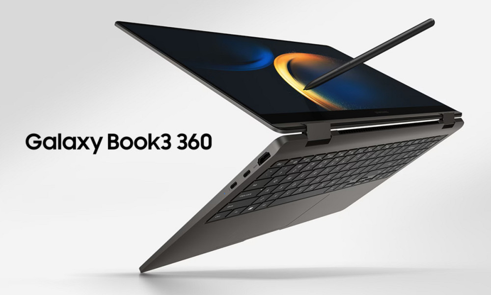 Ноутбук Samsung Galaxy Book3 360 NP750QFG Intel Core i7-1360P 16/512GB SSD графіт (непомітний нюанс скла дисплея) Миколаїв - фото 1