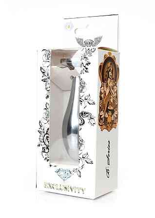 Анальная металлическая пробка Plug-Jewellery Silver PLUG-Rose M Sex Aura Киев
