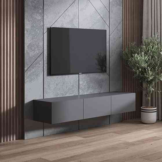 Тумба під телевізор VAYS, навісна тумбочка M-19 Антрацит Львів