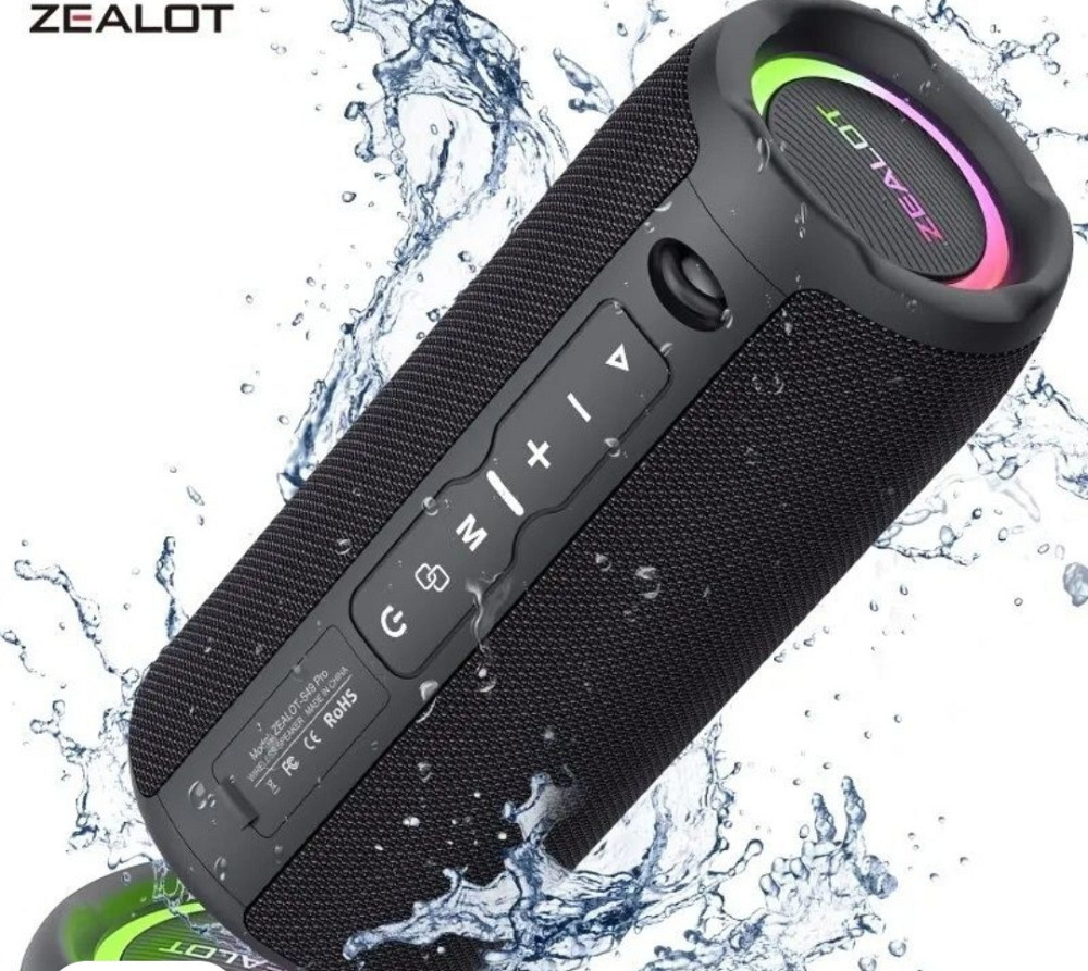 Стерео пара  колонок Zeаlot S49Pro, бездротова, TWS, mp3-плеер. Киев - изображение 4