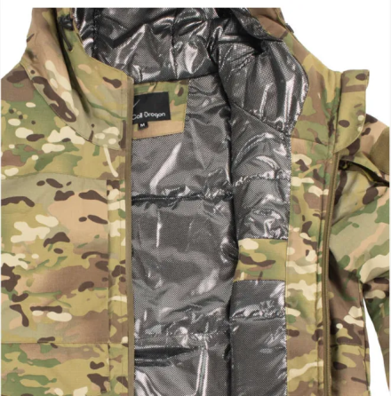 Тактическая демисезонная куртка Tactical Series с подкладкой Omni-Heat (Мультикам) XL Киев