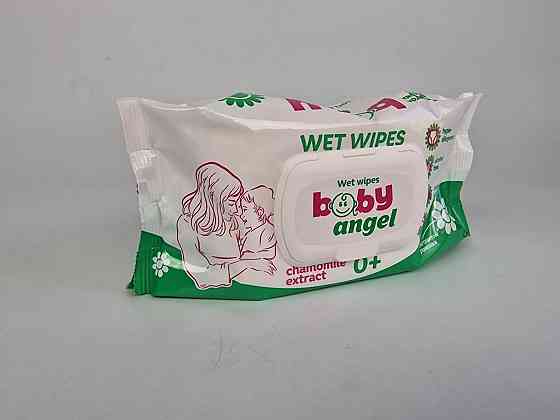 Волога серветка 120 шт з клапаном "WET WIPES" (1 пачка) Харків