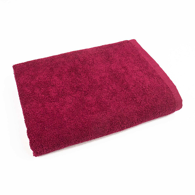 Набір махрових рушників 2шт GM Textile 50х90см, 70х140см 400г/м2 (Бордовий) Суми - фото 6