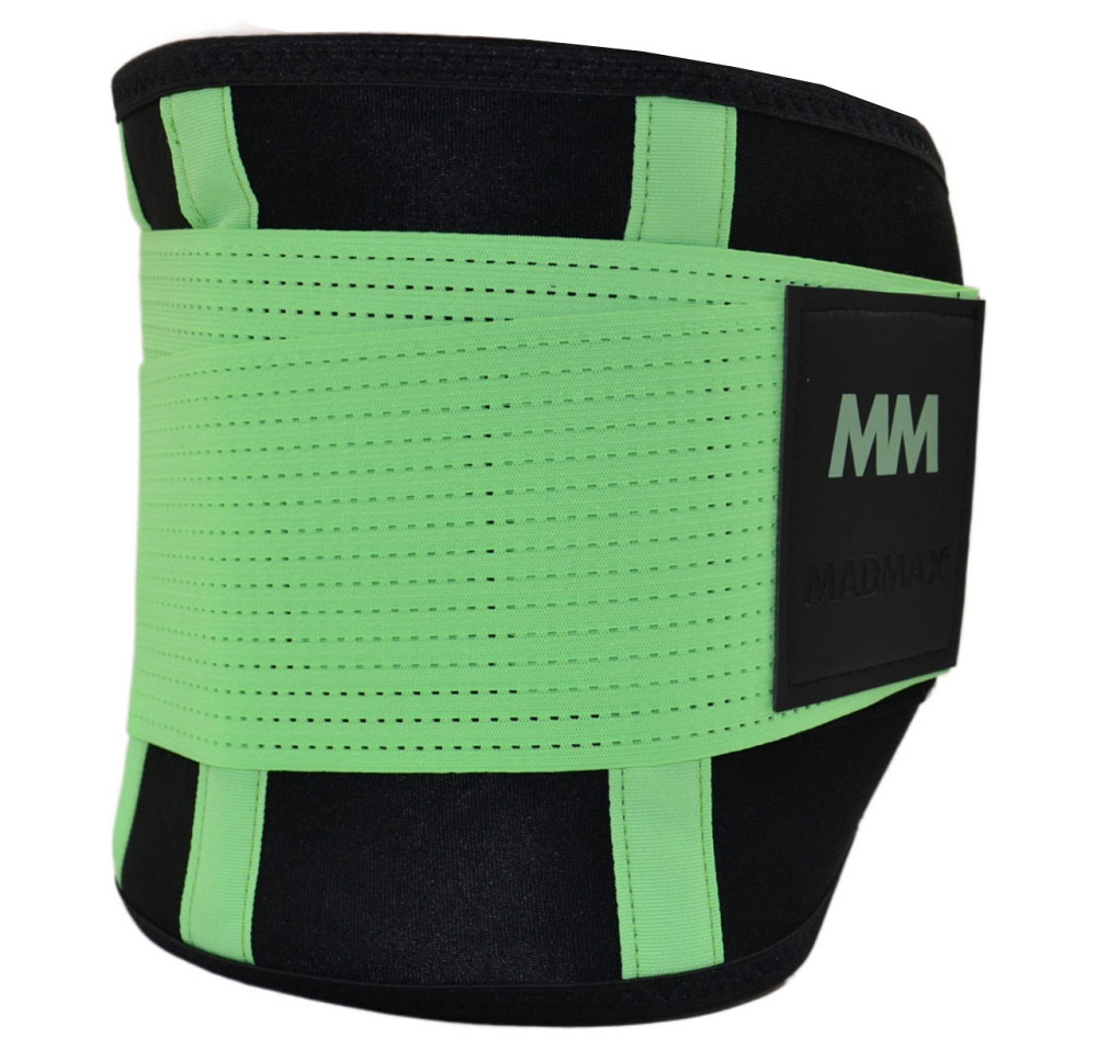 Пояс компресійний MadMax MFA-277 Slimming belt Black/neon green S Луцк - изображение 3