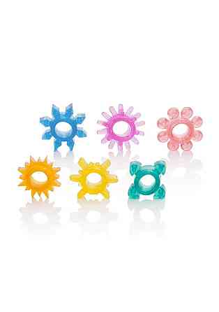 Эрекционное кольцо SENSO RINGS 6 PAK ASSORTI Sex Aura Киев