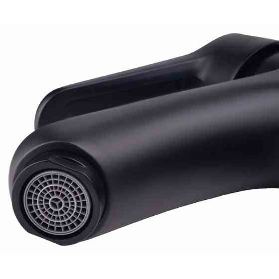 Змішувач Lidz Nicole 001F (k35) LDNIC001FBLA35178 для раковини одноважільний, низький, цинк, Black Харків