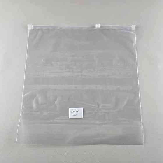 Пакет із замком слайдером (бігунком) 27х28/50 мкм (50 шт.) (1 пачка) Харків