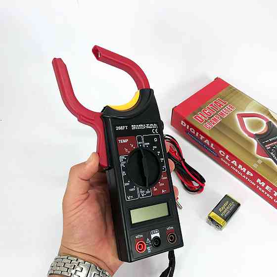 Кліщі для постійного струму DT 266 FT, напруги, Мультиметр із захистом, Мультиметр для QX-266 змінної напруги Київ