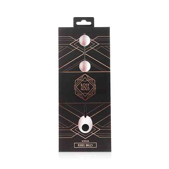 Металеві вагінальні кульки Rosy Gold - Nouveau Kegel Balls, маса 376 г, діаметр 2,8 см Sex Aura Київ