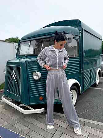 Женский мягкий костюм двойка: кофта и штаны велюр спорт Серый, 44/46 Одесса