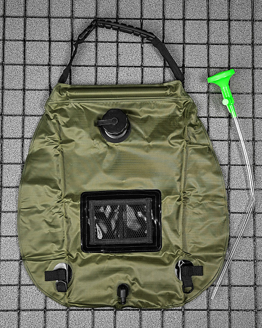 Душ похідний олива туристичний 20 л переносний для купання на природі Одеса - фото 2