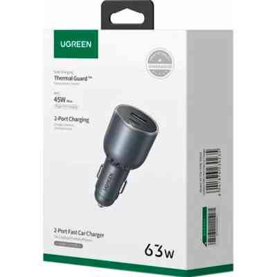 Зарядний пристрій Ugreen 2xUSB 63W (USB-C+USB-A) QC3.0 (EC701) (35023) Вінниця