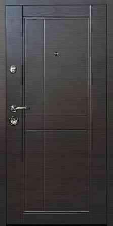 Двери квартирные, серия ЭКОНОМ модель ЭКО-2 каштан/модрида белая 860 Киев