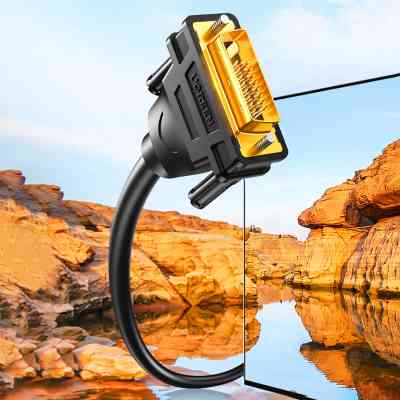 Кабель мультимедійний DVI M to DVI M 1.5m 24+1pin DV101 black Ugreen (11606) Вінниця