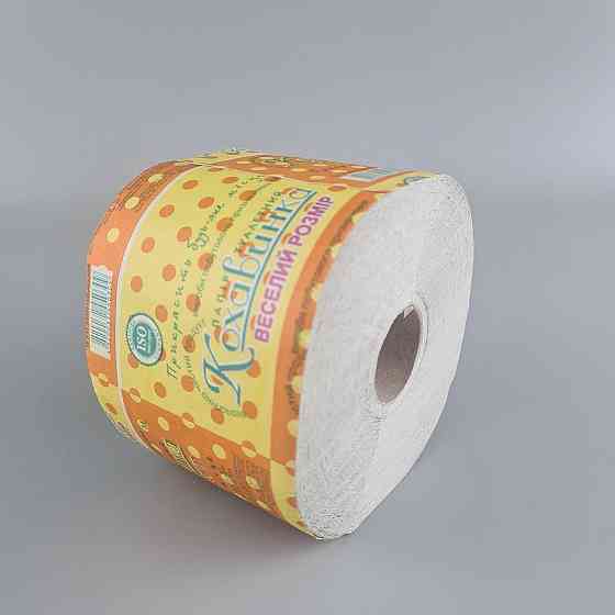 Папір туалетний на втулці "Веселий розмір" сірий (а9) (9 рул) Харків