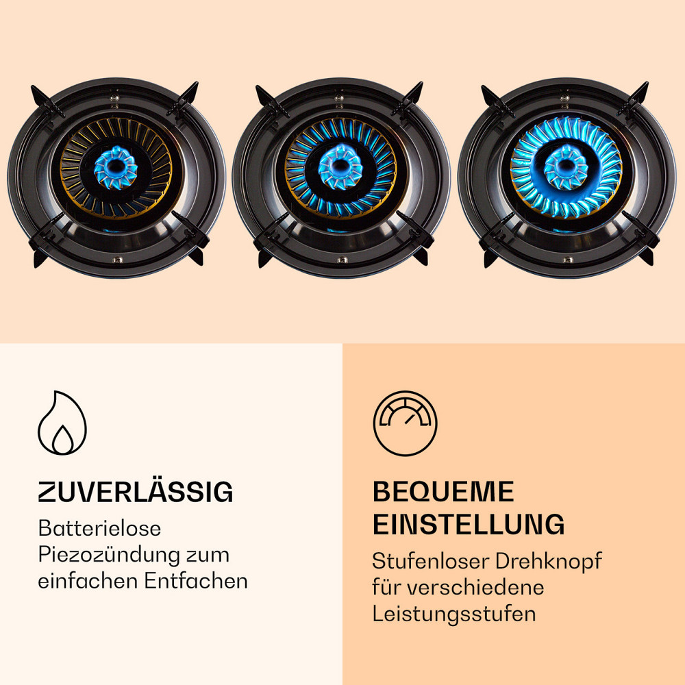 Похідна піч Barzona 2 2 пальники 3,4 кВт і 4,3 кВт Скляна пластина та корпус із неіржавкої сталі 2 Рівне - фото 5