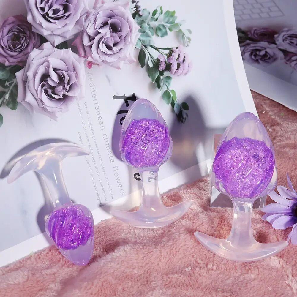 Анальная пробка Liebe Seele Icecream-shaped Crystal Anal Plug - Purple Medium Sex Aura Киев - изображение 5