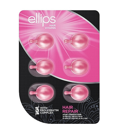 Вітаміни-олія для волосся з Про-Кератиновим Комплексом Hair repair with pro keratin complex Ellips 6 шт Київ - фото 1