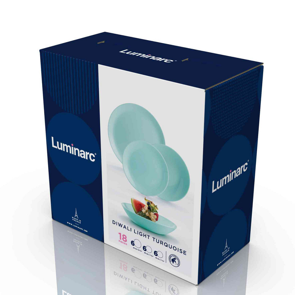 Сервиз Luminarc Diwali Light Turquoise 18 предметов (6747450) Киев - изображение 2