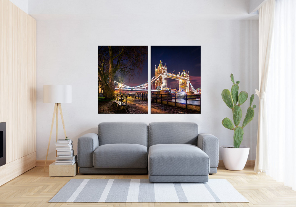 Модульная картина в гостиную / спальню   Тауерський міст TLV-2_114 90x132 см Київ - фото 3
