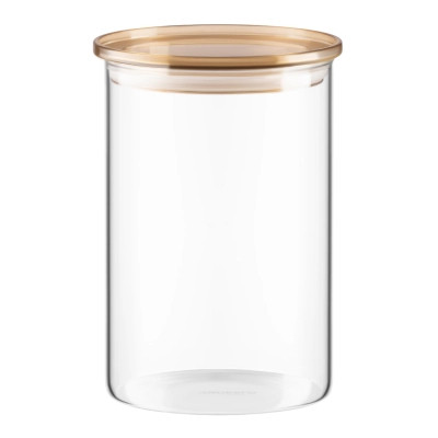 Банка Ardesto Fresh 900 мл, скло, пластик, прозорий (AR1309SFM) Винница - изображение 4