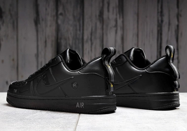 Термо Кросівки Nike Чорні Чоловічі Шкіряні Найк Форси Єврозима (розміри: 41,42,43,44,45) Відео Огляд Дніпро - фото 9