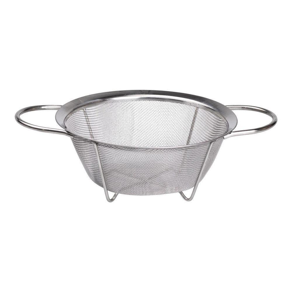 Друшляк з двома ручками 20 см дрібнокомірчаста сітка з нержавіючої сталі HP-19-2-20CM Коломия - фото 1