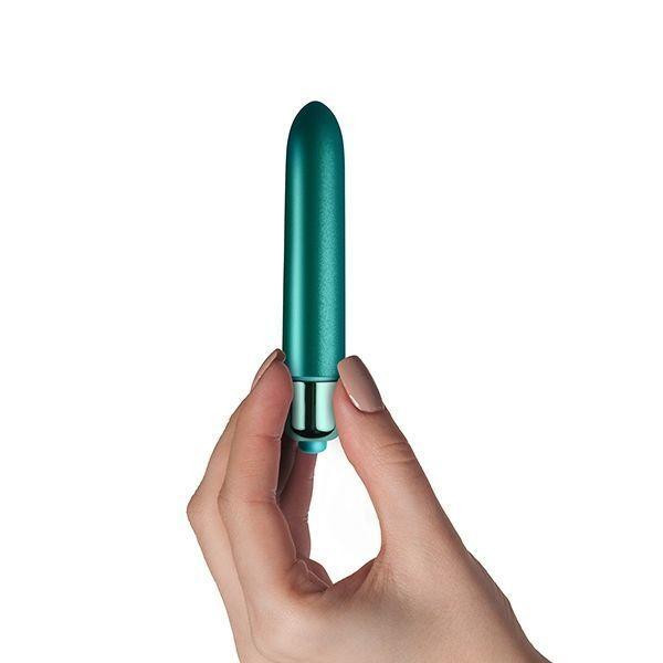 Вибропуля Rocks Off RO-90mm Touch of Velvet Peacock Petals матовая, 10 режимов работы, на батарейке Sex Aura Киев - изображение 2