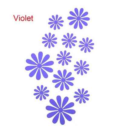 Набір фіолетових квіток - 12шт. Київ