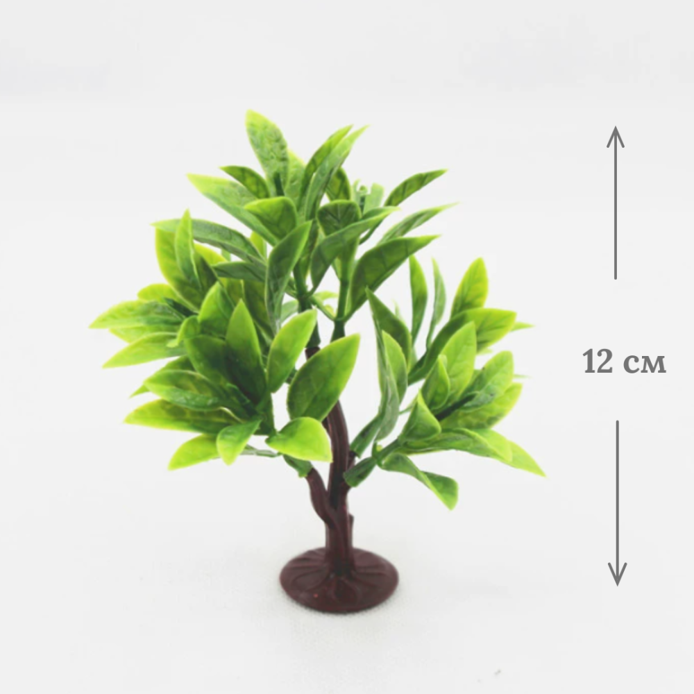 Дерево Великий лист 12 см для поробок та творчості Зелене Одеса - фото 1