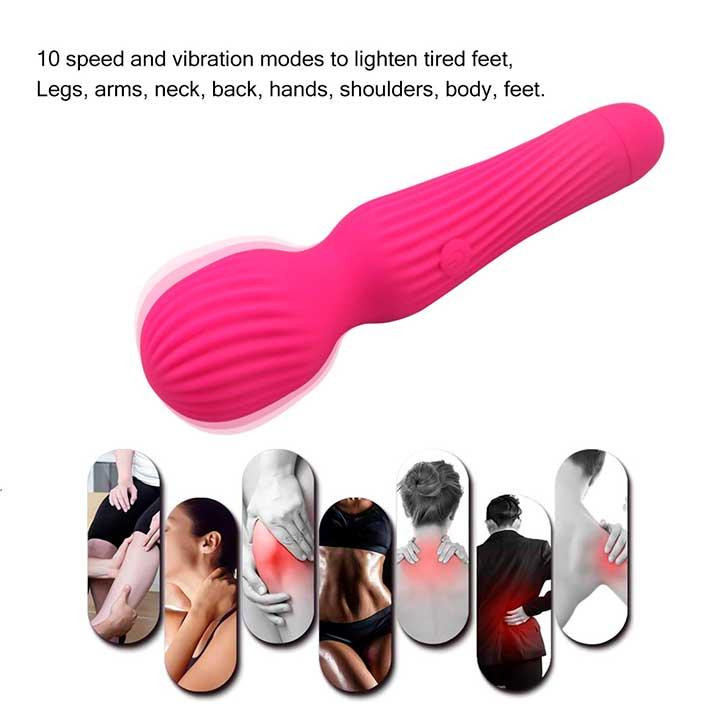 Багатофункціональний ребристий вібратор Фуксія Вінниця - фото 2